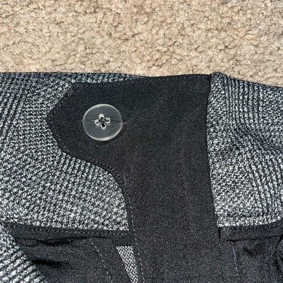 Cabi Women's Bond Trouser Hi-Waist Wide Leg Glen Plaid Black Gray 8 - Picture 8 of 10